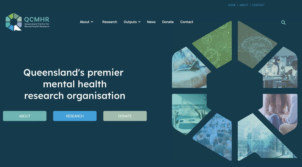 mental health research website design